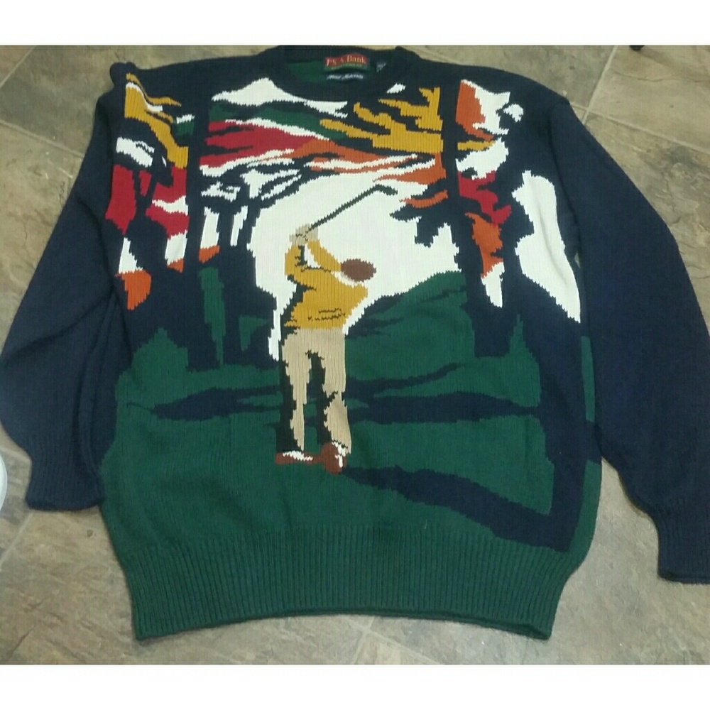 Hand Intarsia Jos A Bank